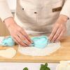 3PCS Heart-Shaped Dumpling Mold Plastic Dumpling Maker Household Dumpling Making Tool Press Mold Kitchen Accessories