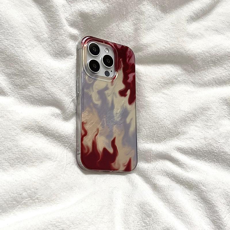 Halo Flame für IPhone17 Vereinfachte 16PRO/15 Handyhülle für Apple 14promax Neue Edition