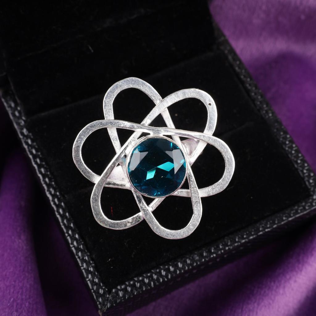 Apatite Gemstone 925 Sterling Silver Jewelry Handmade Ring Gift For Engagement RR-21-14