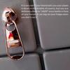 Zipper Shaped Refrigerator Paste Bottle Opener Zinc Alloy Creative Bottle Opener  Family Use
