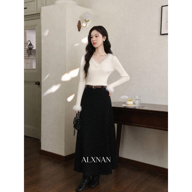 Women's V-Neck Long Sleeve Slim Fit T-Shirt