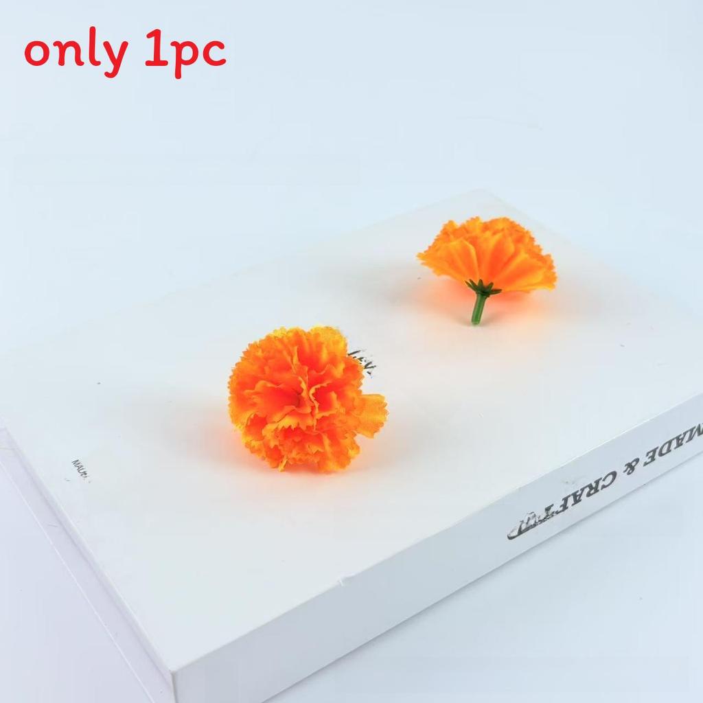 Faux Flower Marigold Wreath Crafts Silk Fake Flowers For Home And Use Event