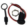 Waterproof USB-C Female Socket with 3-5A Fast Charging Cable