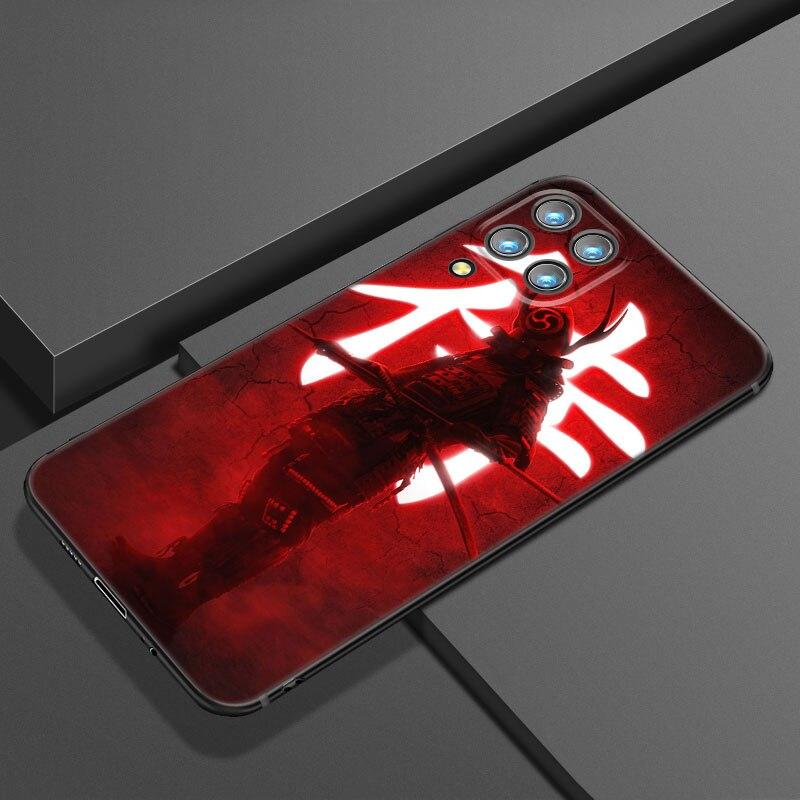 Japanese Samurai Art Phone Case For Samsung Galaxy A21 A30 A50 A52 S A13 A22 A32 4G A23 A33 A53 A73 5G A12 A31 A51 A70 A71 A72