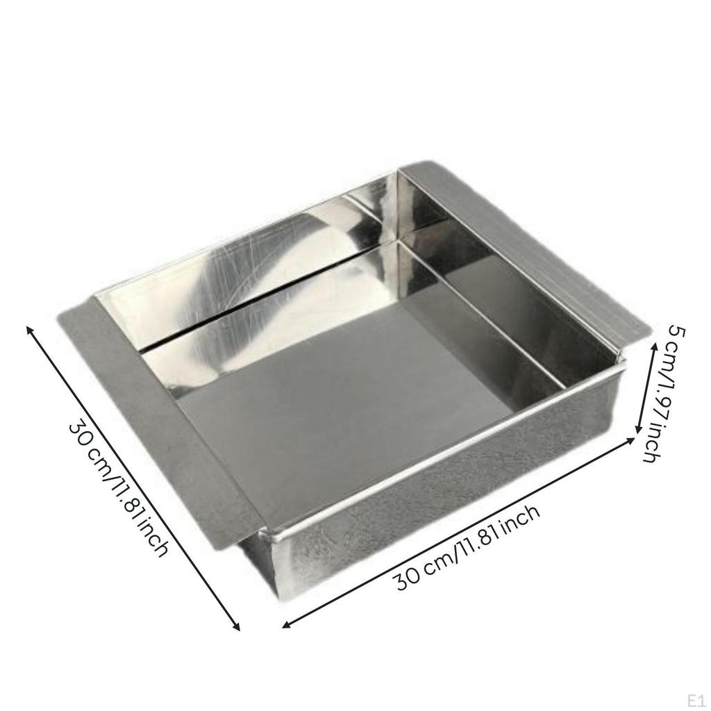 Tofu-Form mit Pressdeckel Edelstahl Formquadrat Behälter Paneer-Presse für Zuhause