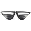 For Tesla Model Y -2024 Accessories Front Bumper Fog Light Cover Frame Trim ABS Car Lamp Shell Guard Decoration