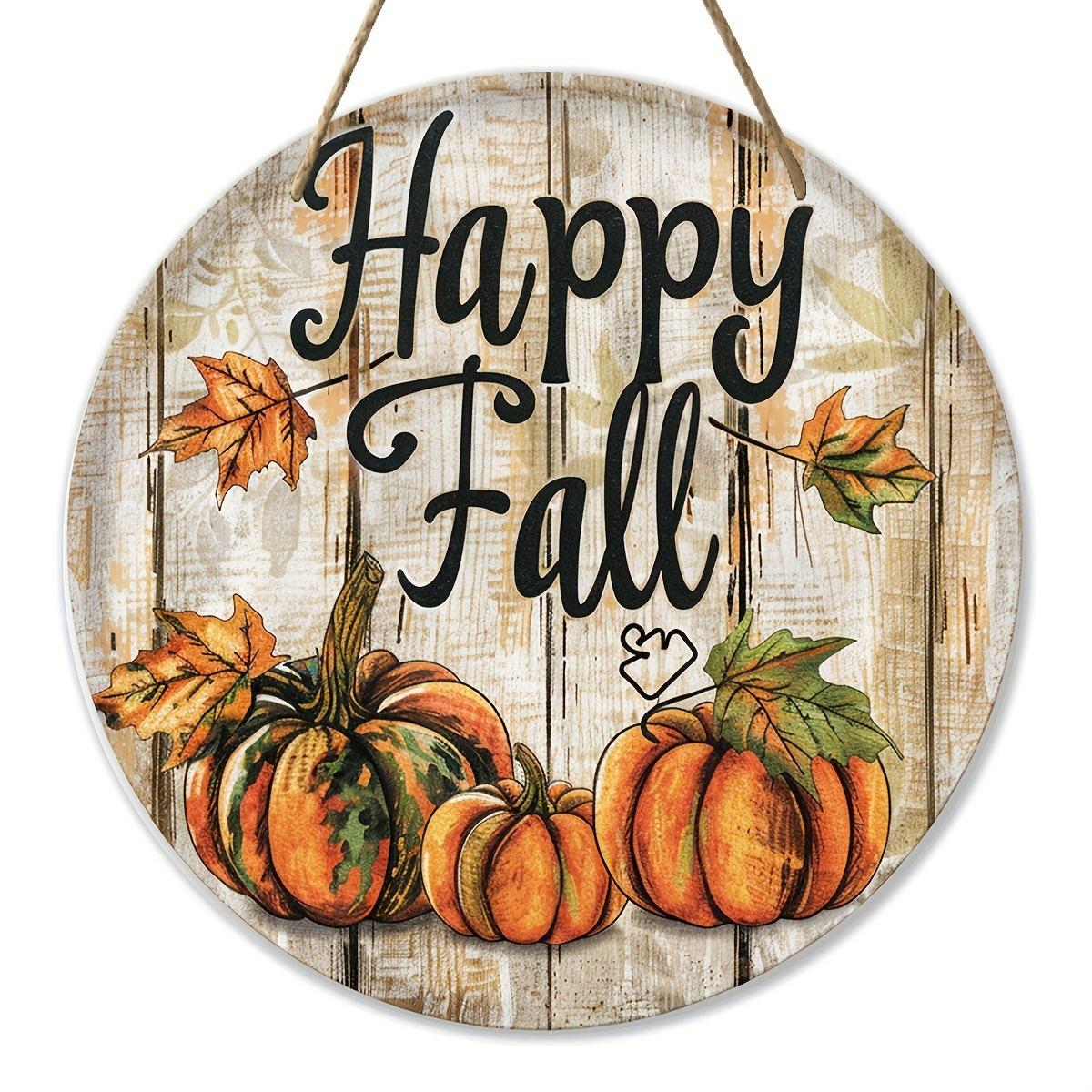 

2d Плоский 20*20см, Осеннее Украшение Дома, Осеннее Круглое Деревянное Креативное Украшение Логотип, для Дома, Клуба, Сада, Спальни, Декора Бара. 20*20cm