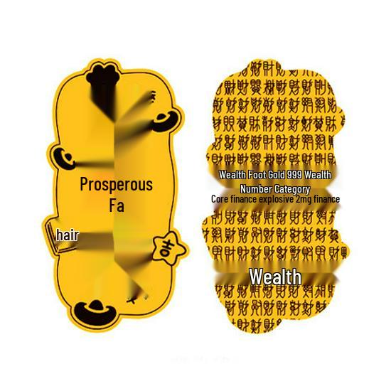 999 Pure Gold Mobile Phone Sticker for Good Luck and Wealth, Inspired by Shuibei s Prosperity.