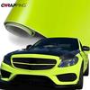 Matt Yellow Car Stickers Self-adhesion Car Body Film DIY Decor Decals Scratch Resistant Color Change Film Cover Air Release Foil