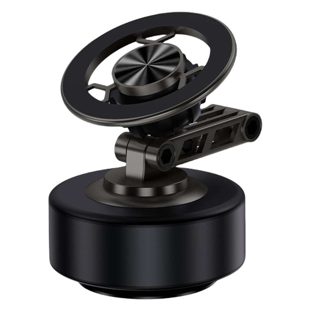 Magnetic Vacuum Adsorption Car Phone Mount 360° Rotatable Vacuum Suction Cup Car Phone Stand for Desktop Live Streaming