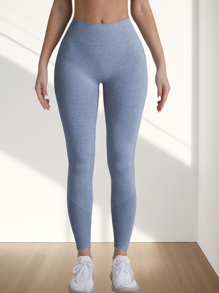 Europäische & Amerikanische Nahtlose Yoga Leggings: Damen High-Waist Schnelltrocknende Fitnesshose