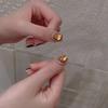Brown Crystal Realm: Autumn/Winter Melade Glass Beads Cat Eye Nail Art - Elegant, Skin-Brightening, Pure Handmade