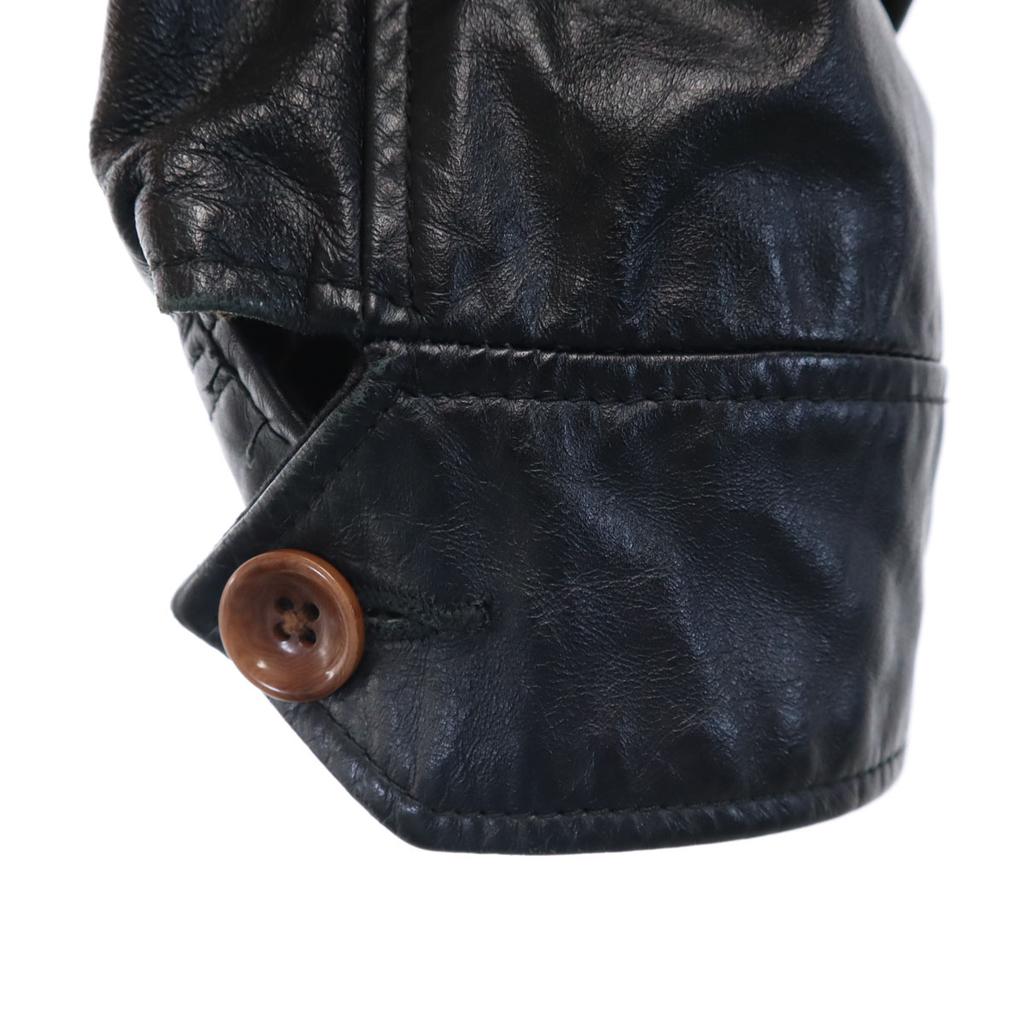 Paul Smith JEANS Leather Jacket M Black Men's Used