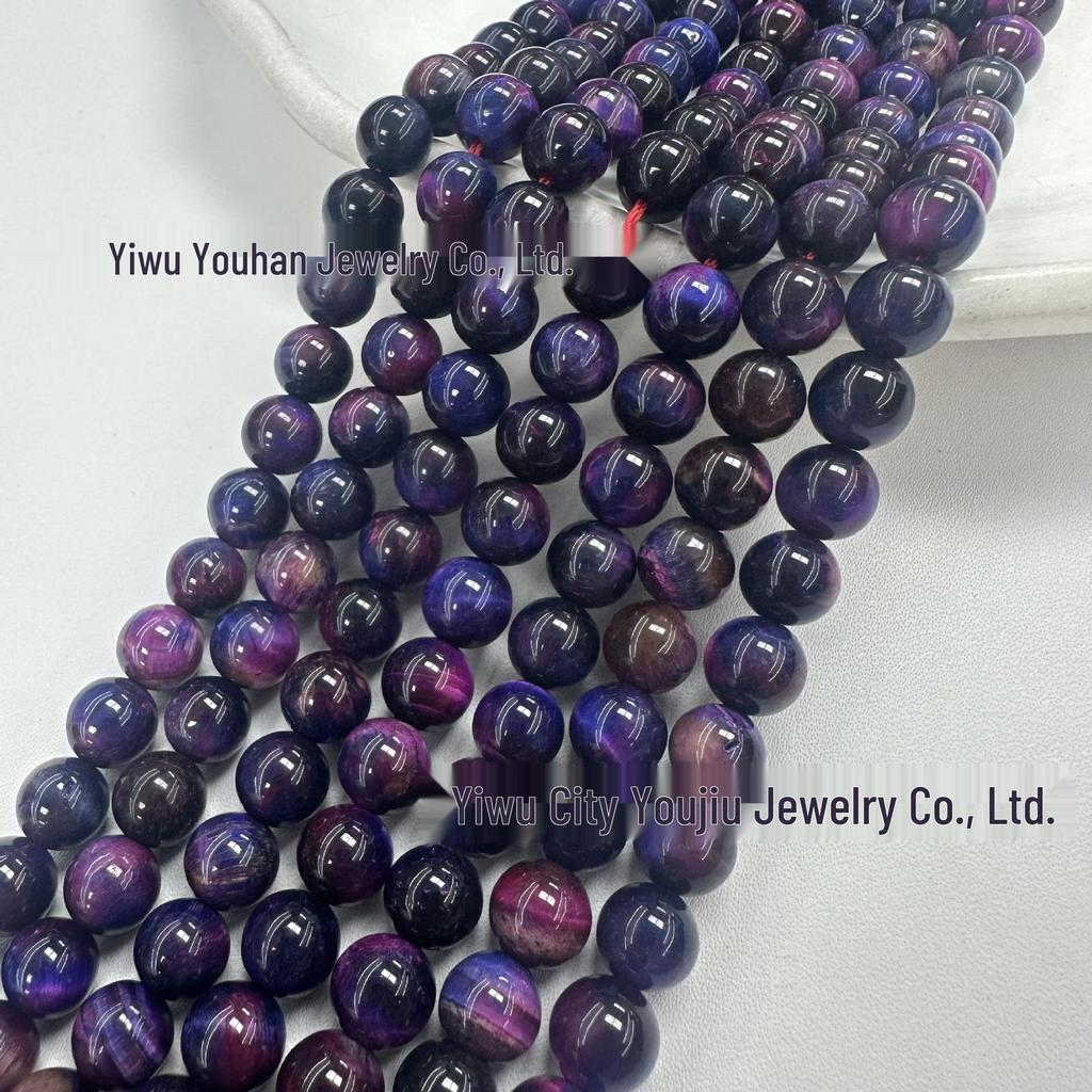 Handmade Natural Colorful Tiger Eye Stone Beaded Jewelry Accessories