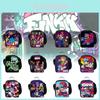 Adorable Cartoon Print Friday Night Funkin Lunch Bag For Kids And Students