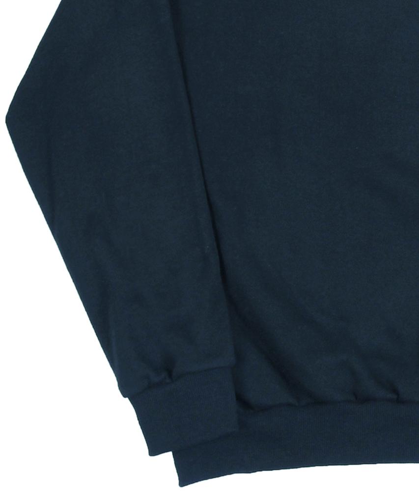GRAVER [Unisex] Puppy Face Small Drawing Smile Sweatshirt_Navy