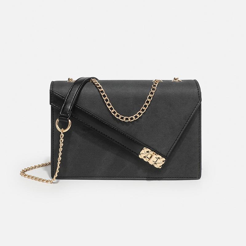 Fashion New Women Shoulder Bags Luxury PU Leather Small Square Bags Simple Flap Chain Crossbody Bags Female Messenger Handbags