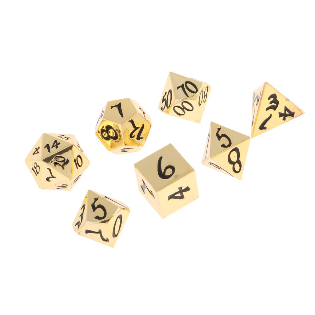 D8 D10 D12 D20 Polyhedral Set Baord Game Toy For DND