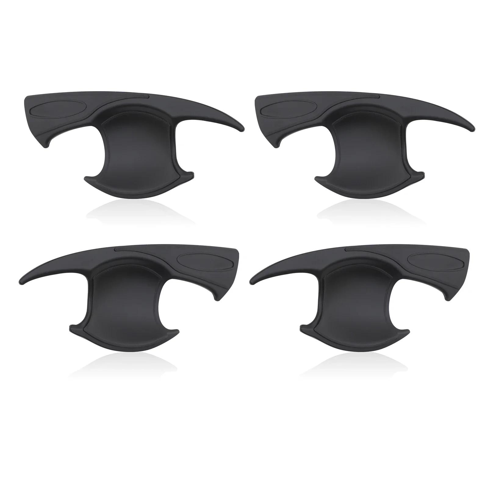 

Матовый черный 1 комплект Накладка на чашку под ручку двери для Toyota Hilux Revo 2025 2025 2025 2025