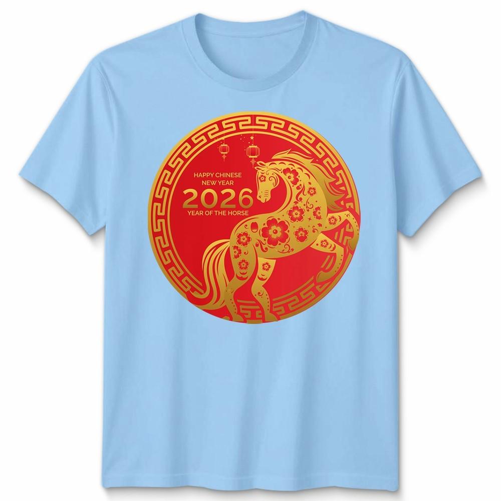 Chinese New Year 2026 Year Of The Horse Lunar Zodiac Unisexs Unisexs T Shirt S