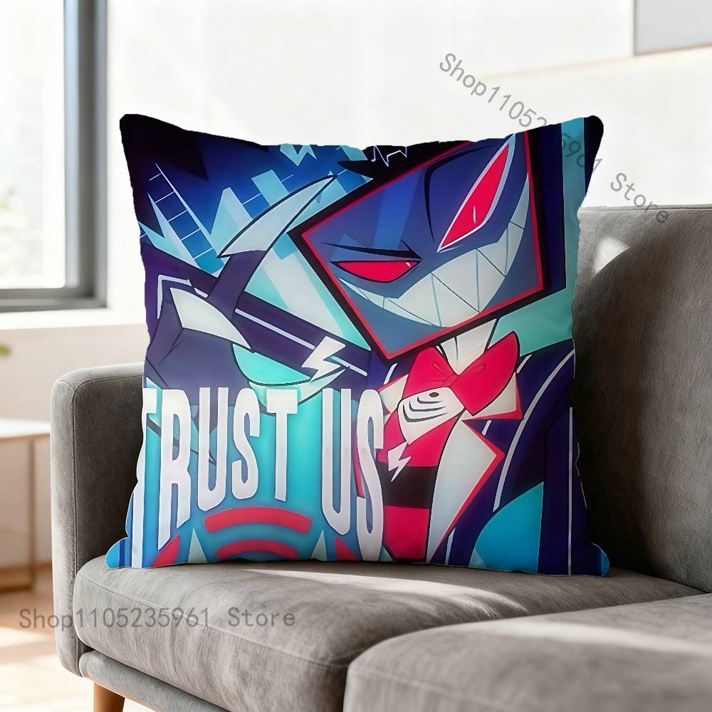 VOX Trust Us HHazbinS Pillowcase for Sofa Room Office Decor Printing Protector Cushion Cover Valentine Gift Custom