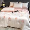 mling Luxury Ice Silk Summer Quilt Four-Piece Set