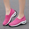 2025 new walking mother shoes breathable foot cover mesh sports shoes casual thick sole heightening rocking shoes