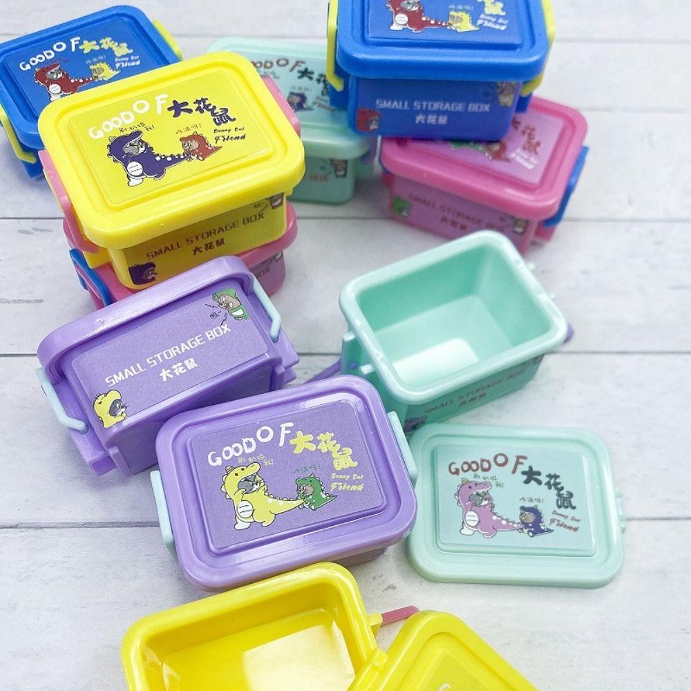 Emulational 1:12 Dollhouse Mini Storage Box Model Colorful Furniture Accessories  Children