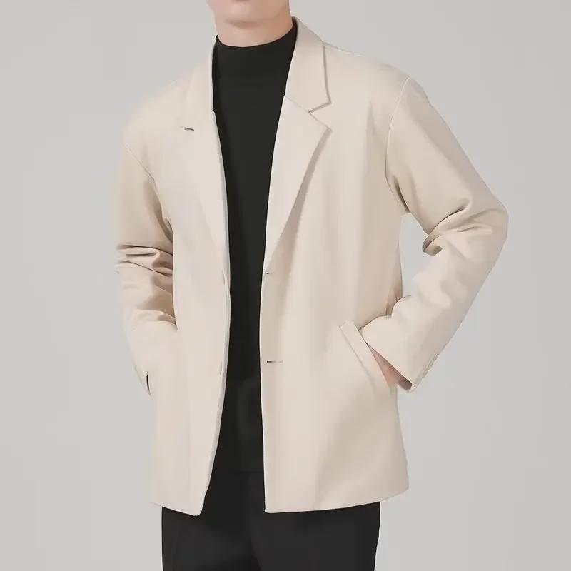 Pánské trendy ležérní sako v korejském stylu