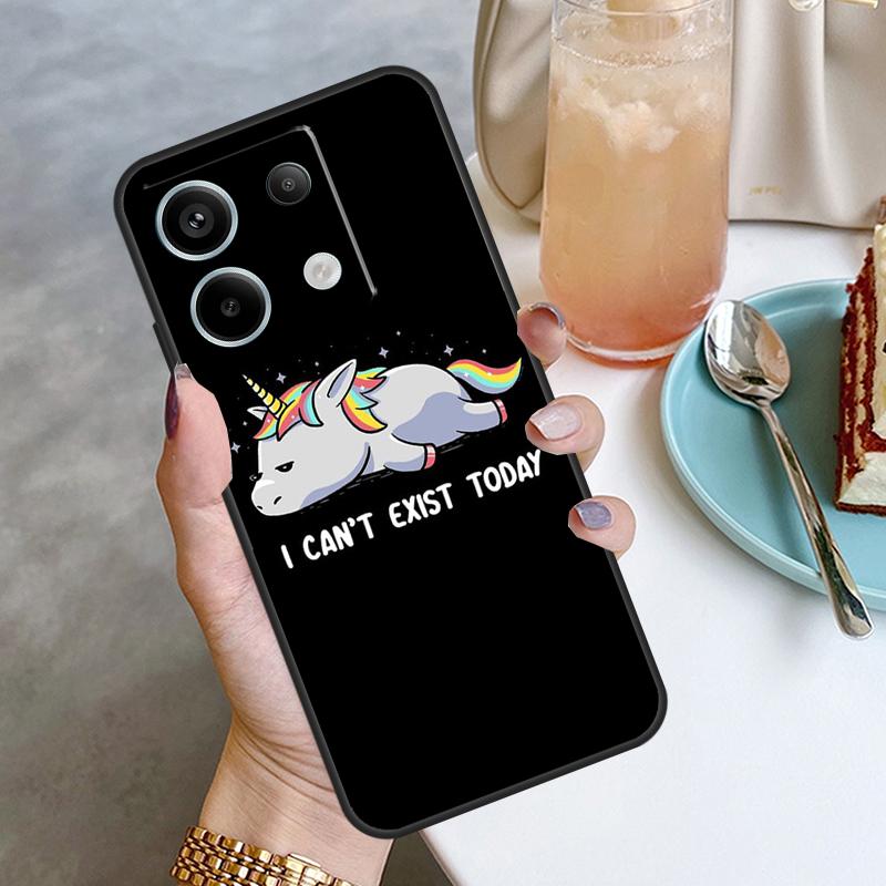Cute Rainbow Unicorn Case For Xiaomi Redmi Note 13 8 9 10 11 12 Pro 12S 11S 10S 9S Redmi 13C 9C 10C 12C Cover