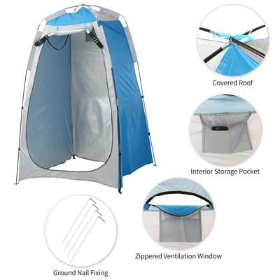 Privacy Shelter Tent Portable Outdoor Camping Beach Shower Toilet Changing Tent Sun Rain Shelter with Window Outdoor Toilet Tent