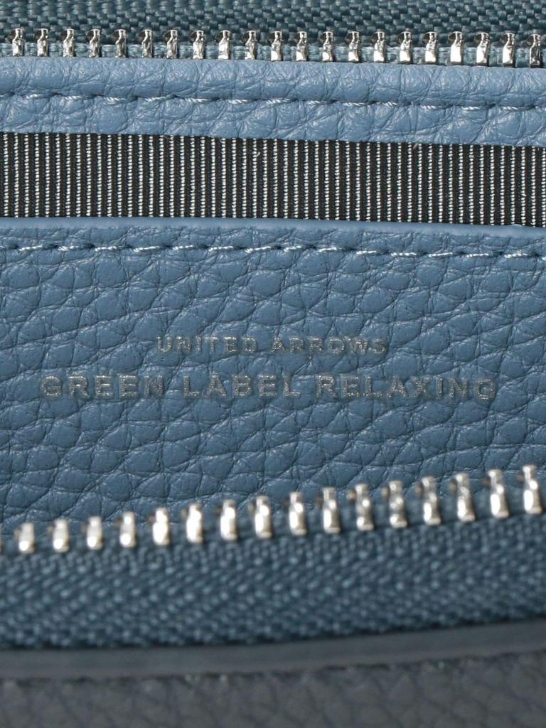 United Arrows Green Label Relaxing Grained Long 31466990325 0900 FREE Leather-Like Two-Color Wallet, BLACK(09)