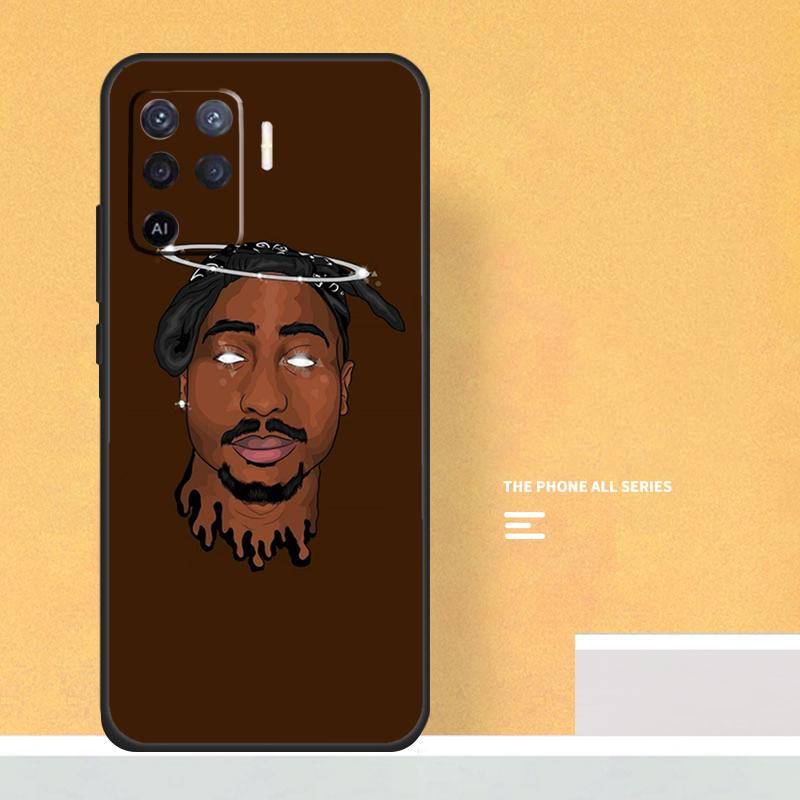 Rapper 2pac Singer Tupac Case For Oppo A5 A6 Pro A16 A76 A96 A17 A57 A40 A60 A80 A98 A58 A78 A18 A38 A54 A74 A94 A15