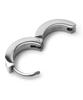 LION HEART Earring (Single Earring) [Limited Edition] “LH-1” Line Hoop Earring / Surgical Stainless Steel (Hypoallergenic) [LION HEART]