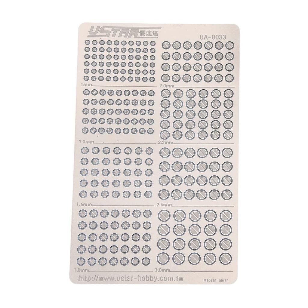 Gunpla Robot Plastic Model Etching Mold Set (UME-STAR) Detail-Up (Type 33)