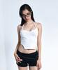 Peullijeunopallou Tia Halter Sleeveless Top (White)