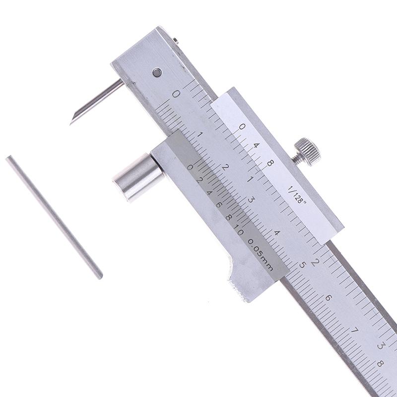 0-200Mm Marking Vernier Caliper Scriber And Spare Scribe Needle Gauging Ruler Measuring Instrument Tool