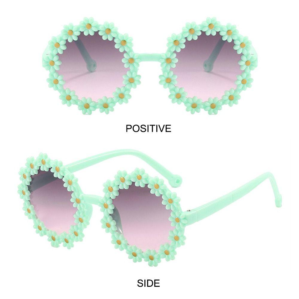 Ocean Lens Flowers Sun Shades for Kids Girls UV 400 Protection Photo Sun Glasses Daisy Eyewear