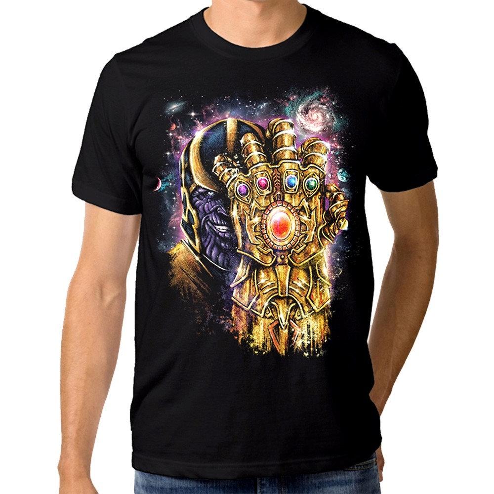Purple Titan Warlord Graphic TShirt Men Dark Fantasy Armored Tee Infinite Gauntlet Print Streetwear 100 Cotton Oversized Tee S