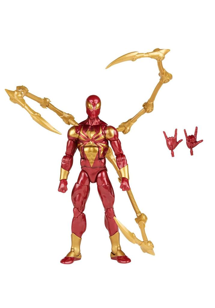 Hasbro Marvel Legends Series 15cm Iron Spider Action Figure Toy with 2 Accessories Multicolor F3455 Spider-Man