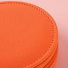 PU Leather PU Leather Coin Purse Zipper Korean Style Round Wallet Small Storage Bag Bag Pendant Keychain Small Storage Bag
