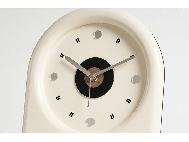 Wozoom Elegant Table Clock for Living Room, Entryway, or TV Cabinet - Stylish Desktop Decoration.