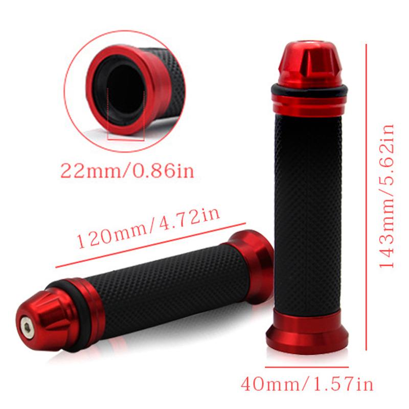 Motorcycle Grips Rubber Handlebar Universal Motorcross Bicycle Motorbike Scooter Modified Throttle Grip Moto Styling Accessories Throttles 2