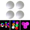 4Pieces Glow Golf Balls for Night Sports Tournament Glowing In The Dark Golf Ball Long Lasting Bright Luminous Balls