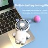 Kitty Portable Mini Small Fan Student Handheld Small Fan Influencer Desktop USB
