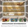 Hühnerstall Holz Hühnerhaus mit abschließbarer Tür Legenest Wasserdichtes PET-Dach für 3-4 Hühner, 145x90x92 cm Grau