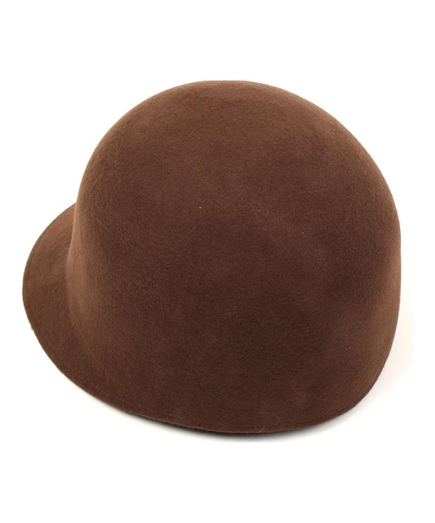 Yunibeosyeolkemiseuteuli Wool Brown Round Riding Cap