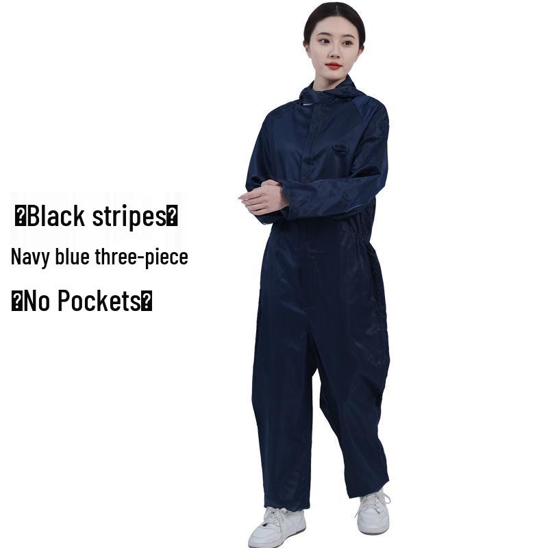 Unisex Anti-static Hooded Jumpsuit - Dustproof, Dust-free Cleanroom Protective Workwear