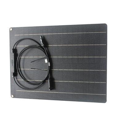 30W 18V ETFE Monokristallines Flexibles Solarpanel-Ladegerät zum Laden von 12V-Batterien, Schiff, Haus Flexibel