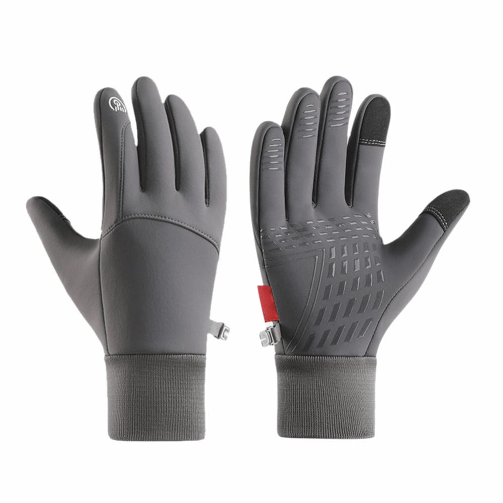 

1Pair Touch Screen Outdoor Sports Gloves Windproof Waterproof Cycling Gloves Warm Non-Slip Bicycle Gloves